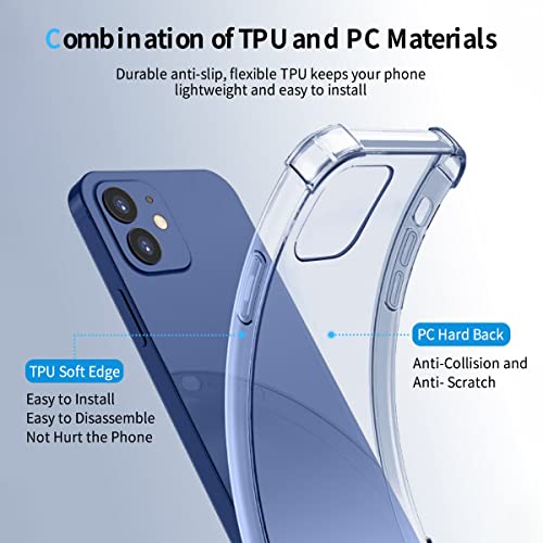 Clear Case for Apple iPhone 12/12 Pro - 6.1