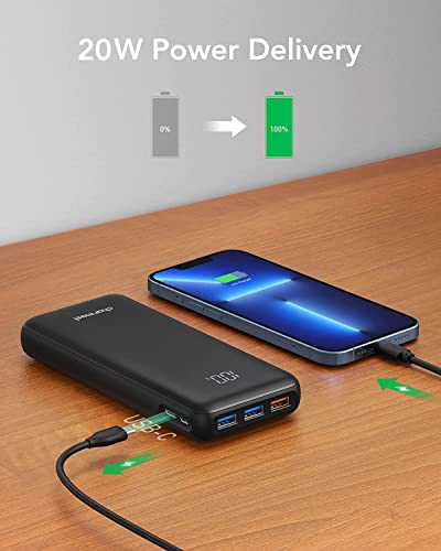 Charmast LED Power Bank: 23800mAh QC 3.0 PD 20W