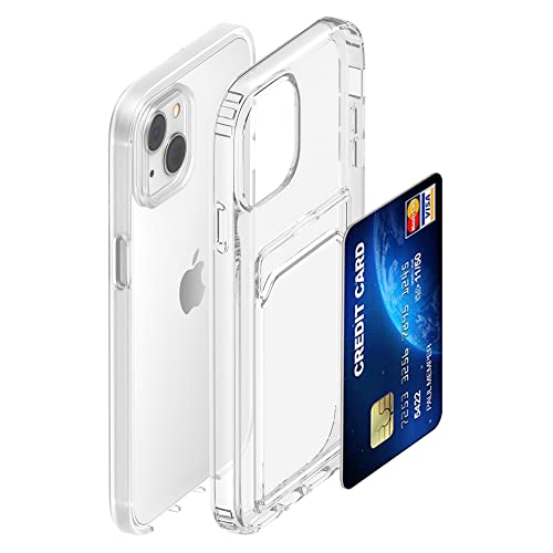 Transparent iPhone 13 Case with Card Holder