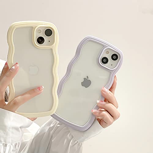 Cute Curly Wave Frame iPhone 11 Case - Purple