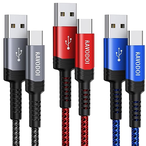Fast Charging USB Type C Charger Cable 3M/10FT - 3Pack