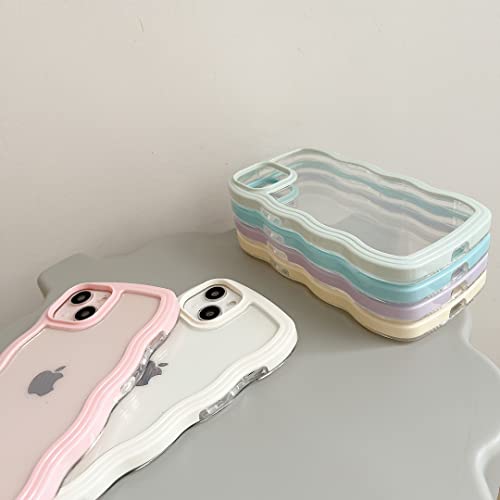 Cute Curly Wave Frame iPhone 11 Case - Purple