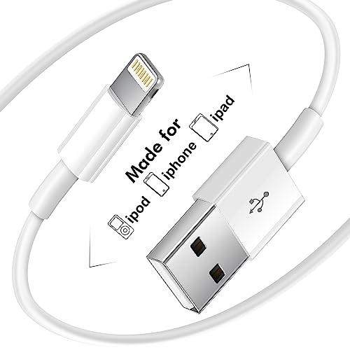 2 Pack Apple MFi Certified iPhone Charger Cable