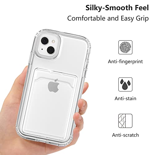 Transparent iPhone 13 Case with Card Holder