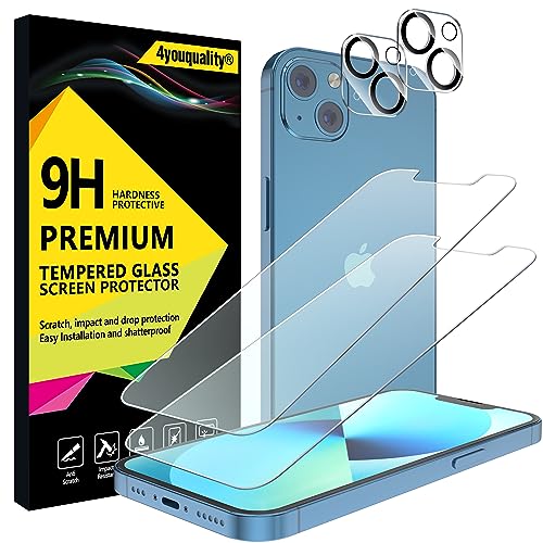 4-in-1 Screen Protector for iPhone 13 with Camera Lens