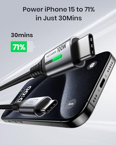 INIU 100W USB-C Fast Charger Cable, 2m