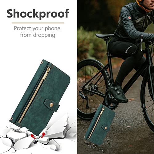 iPhone 7/8 Plus Wallet Case, Vintage Green