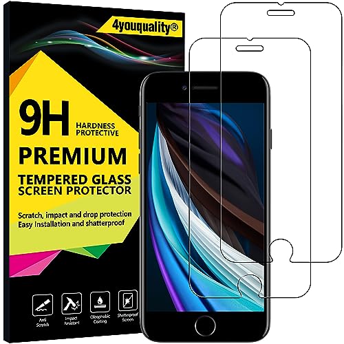 iPhone SE 3/SE 2 Tempered Glass Screen Protector, 2-Pack