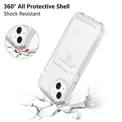 Transparent iPhone 13 Case with Card Holder