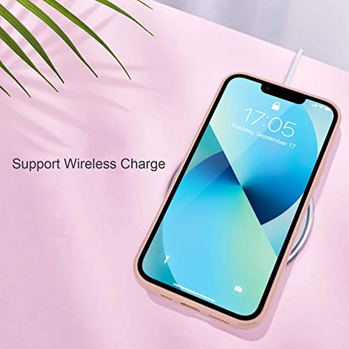 Cute Love Heart Pattern iPhone 13 Silicone Case
