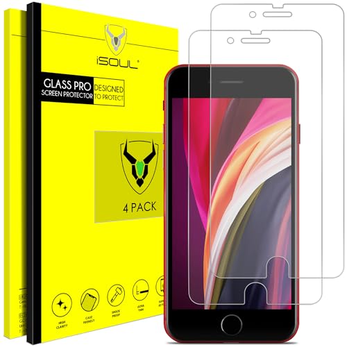 iSOUL Screen Protector for iPhone SE 3/2 and 6/6S