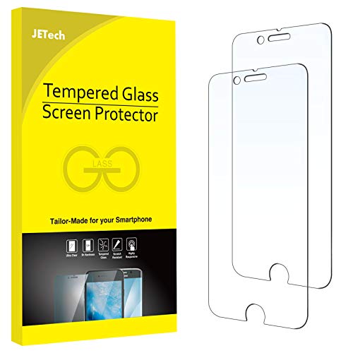JETech iPhone 8 Plus/7 Plus Tempered Glass 2-Pack