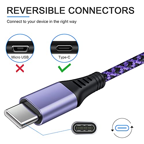 Fast Charging USB C Cable for Samsung, Huawei, Google