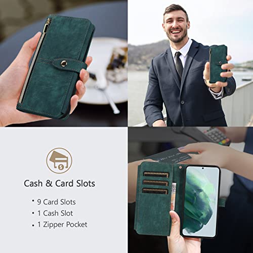 iPhone 7/8 Plus Wallet Case, Vintage Green
