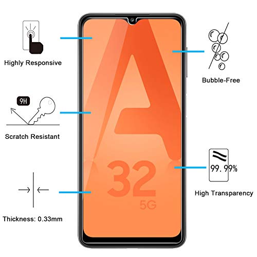 Samsung Galaxy A32 5G Tempered Glass Screen Protector (3 Pack)