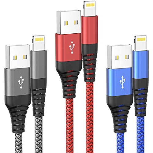 Ofuca 6FT Lightning Cable 3-Pack for iPhone