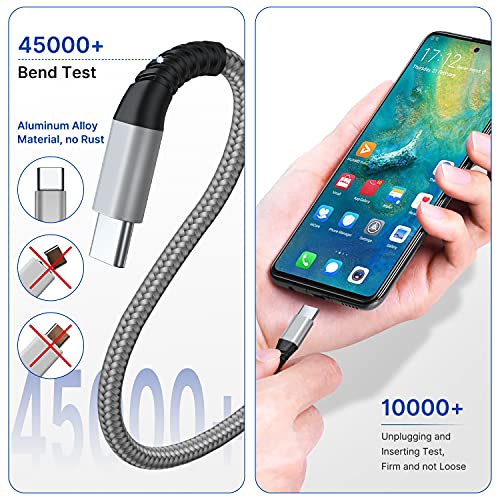 2M 3Pack Fast Type C Charger Cable