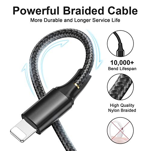 AVIWIS 3-in-1 Multi Charger Cable - 1.2M Black