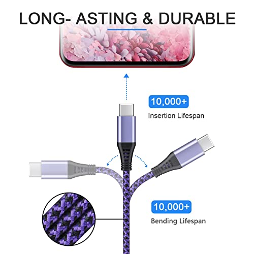 Fast Charging USB C Cable for Samsung, Huawei, Google