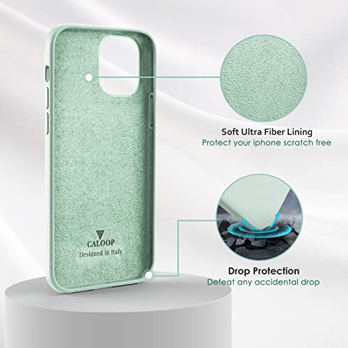 iPhone 12/Pro 6.1" Soft Gel Silicone Case - Mint Green
