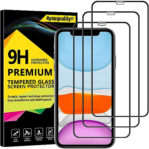 iPhone XR & 11 [3-Pack] Screen Protector [Impact-Resistant]