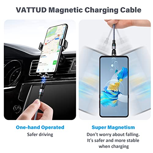 540° Rotating Magnetic Charging Cable - 4-Pack