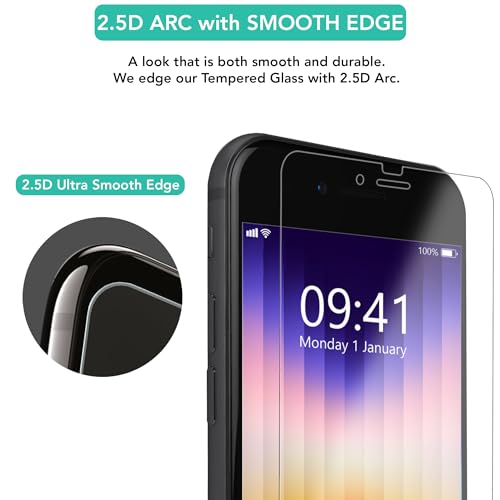 iSOUL Screen Protector for iPhone SE 3/2 and 6/6S