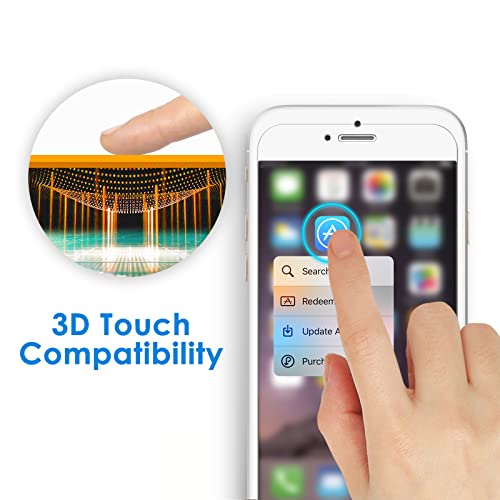 JETech iPhone 8 Plus/7 Plus Tempered Glass 2-Pack