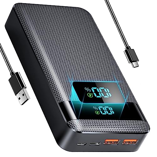 30000mAh Power Bank with Fast Charging and LED Display