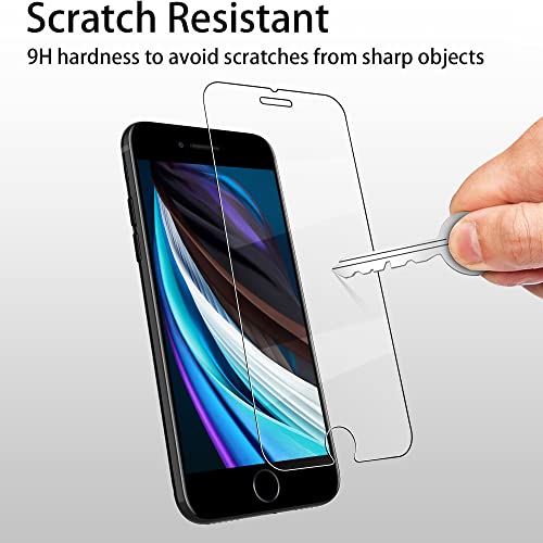 iPhone SE 3/SE 2 Tempered Glass Screen Protector, 2-Pack