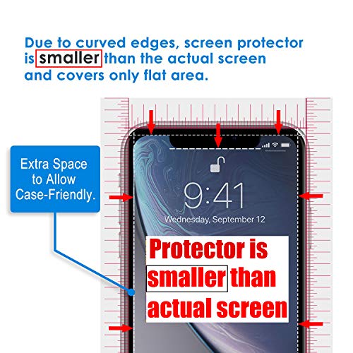 4-Pack Tempered Glass Screen Protector for iPhone 11/XR