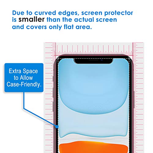 iPhone 11 & XR Screen Protector, Tempered Glass - 2 Pack