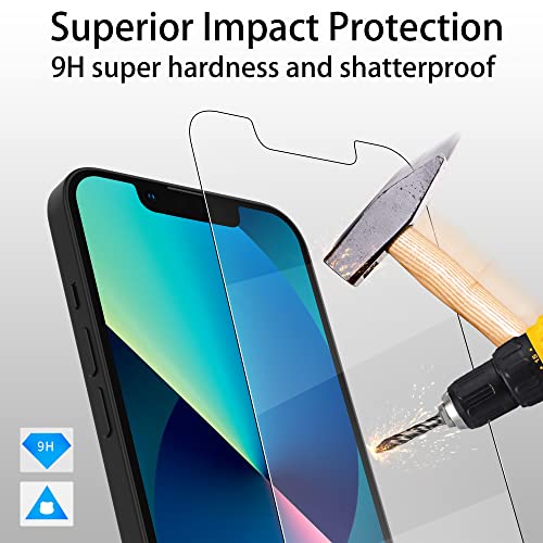 iPhone 14 & 13 Pro Tempered Glass Screen Protector - 4pk