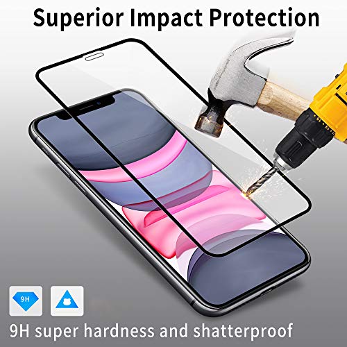 iPhone XR & 11 [3-Pack] Screen Protector [Impact-Resistant]