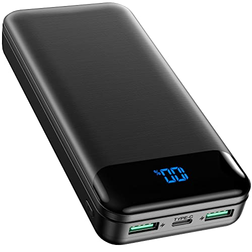 30000mAh Fast Charging Portable Power Bank with LED Display