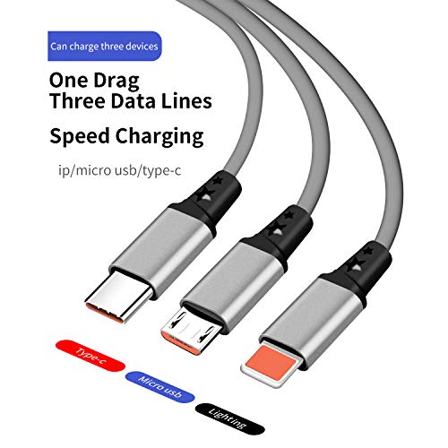 Multi Phone Charger Cable, 3 in 1 Retractable