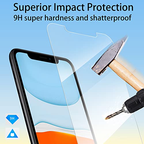 4-Pack Tempered Glass Screen Protector for iPhone 11/XR