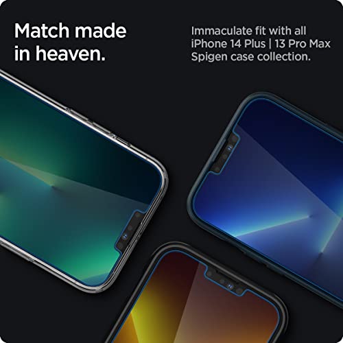 Spigen EZ Fit Tempered Glass iPhone Screen Protector - 2 Pack