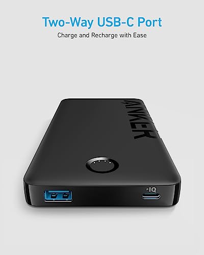 Anker Powerbank: 10,000mAh USB-C Power Bank for iPhones & Samsung