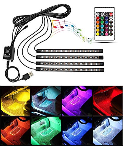 Car LED Light Strip with Music Control