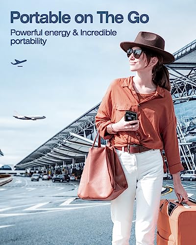 Portable Power Bank with Large LED Display, Fast Charging