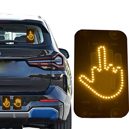Car LED Middle Finger Sign - Express Yourself
