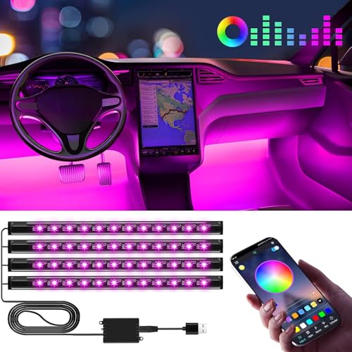 LED Car Interior Lights with APP Control - Valentine's Gift