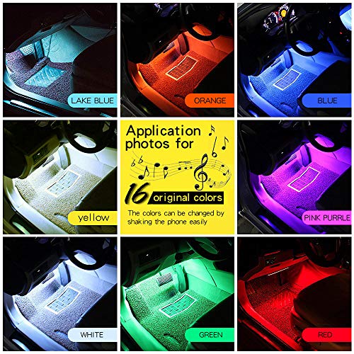 Car LED Light Strip with Music Control