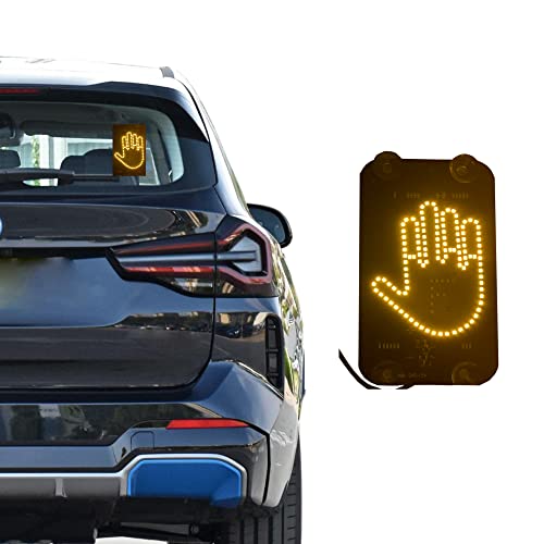 Car LED Middle Finger Sign - Express Yourself