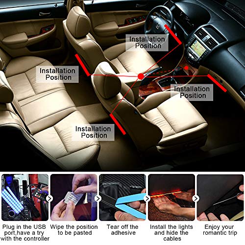 Trongle Car Strip LED Lights - Interior Car Lighting