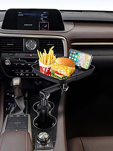 360º Adjustable Car Drink Holders Tray, Non-Slip, Portable