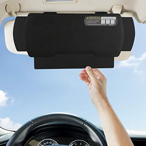 Car Visor Sunshade Extender - Anti-Glare Window Shade