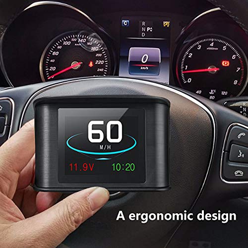 Smart HUD Speedometer with Overspeed Warning - Universal