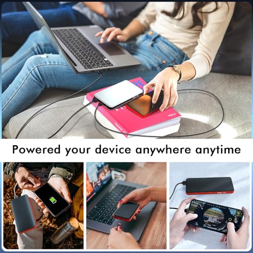Portable Charger 10600mAh: Fast Charging, USB C